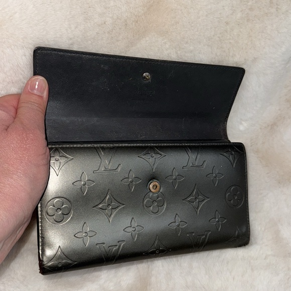 Louis Vuitton Gunmetal LV Monogram Long Wallet - Picture 8 of 11